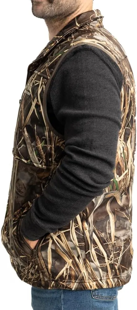 Realtree Men's Camo Midweight Hunting Performance and Sherpa Hoodies Pullover