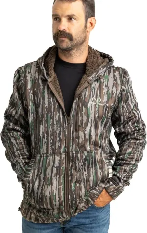 Realtree Men's Camo Midweight Hunting Performance and Sherpa Hoodies Pullover