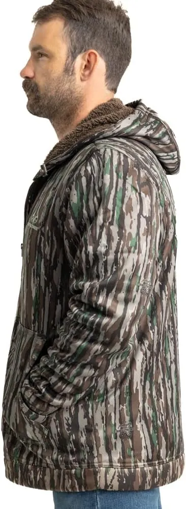Realtree Men's Camo Midweight Hunting Performance and Sherpa Hoodies Pullover