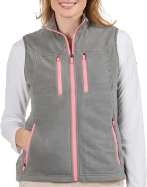 SCOTTeVEST Fleece Crest Vest for Women - 15 Hidden Pockets - Warm Wrinkle Resistant for Travel & More