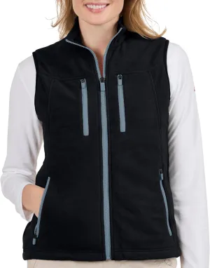 SCOTTeVEST Fleece Crest Vest for Women - 15 Hidden Pockets - Warm Wrinkle Resistant for Travel & More