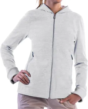 SCOTTeVEST Glow Hoodie for Women - 18 Hidden Pockets - Lightweight Zip Up Sweatshirt for Travel & More