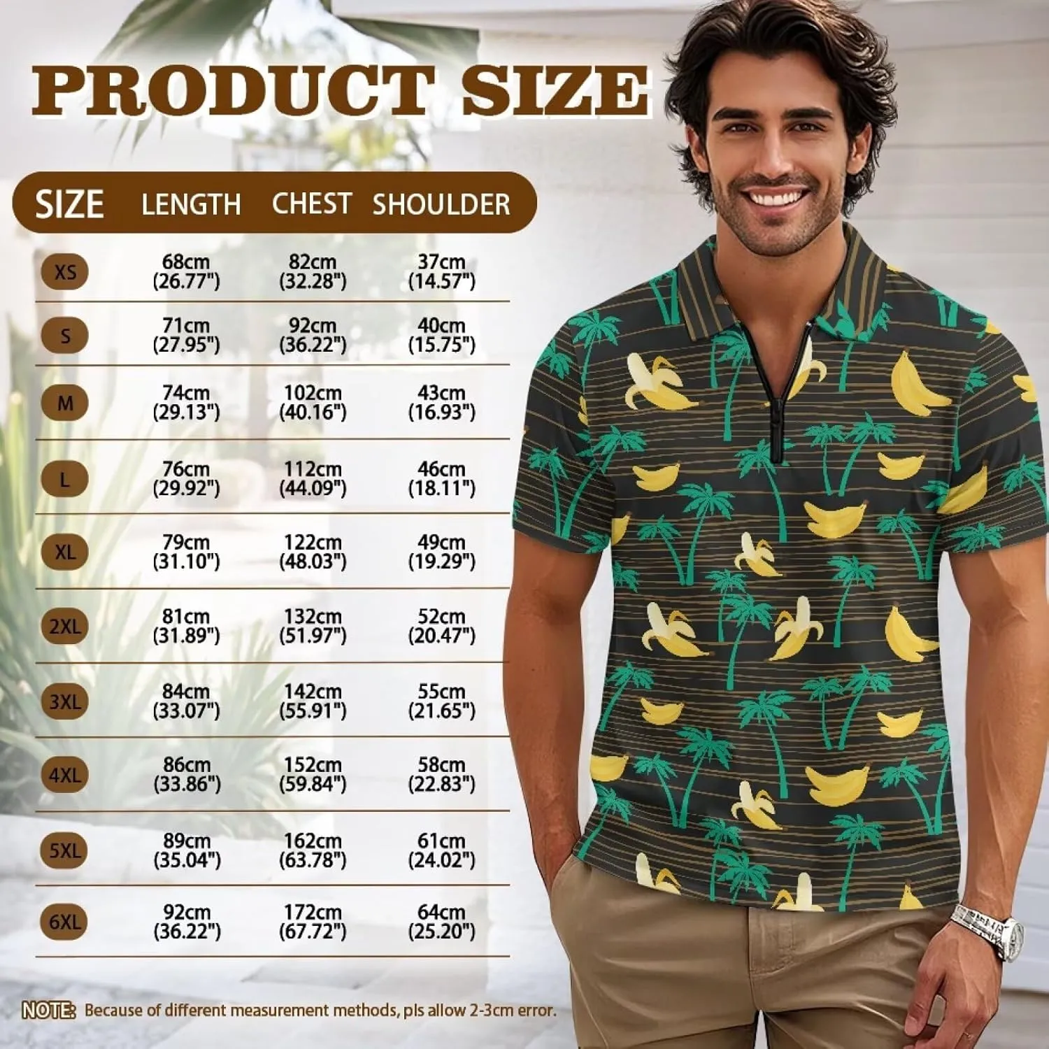 Shirts for Men Short Sleeve Outdoor Golf Shirt Summer Zipper Athletic Tennis Shirt Casual Slim Fit Golf Shirts