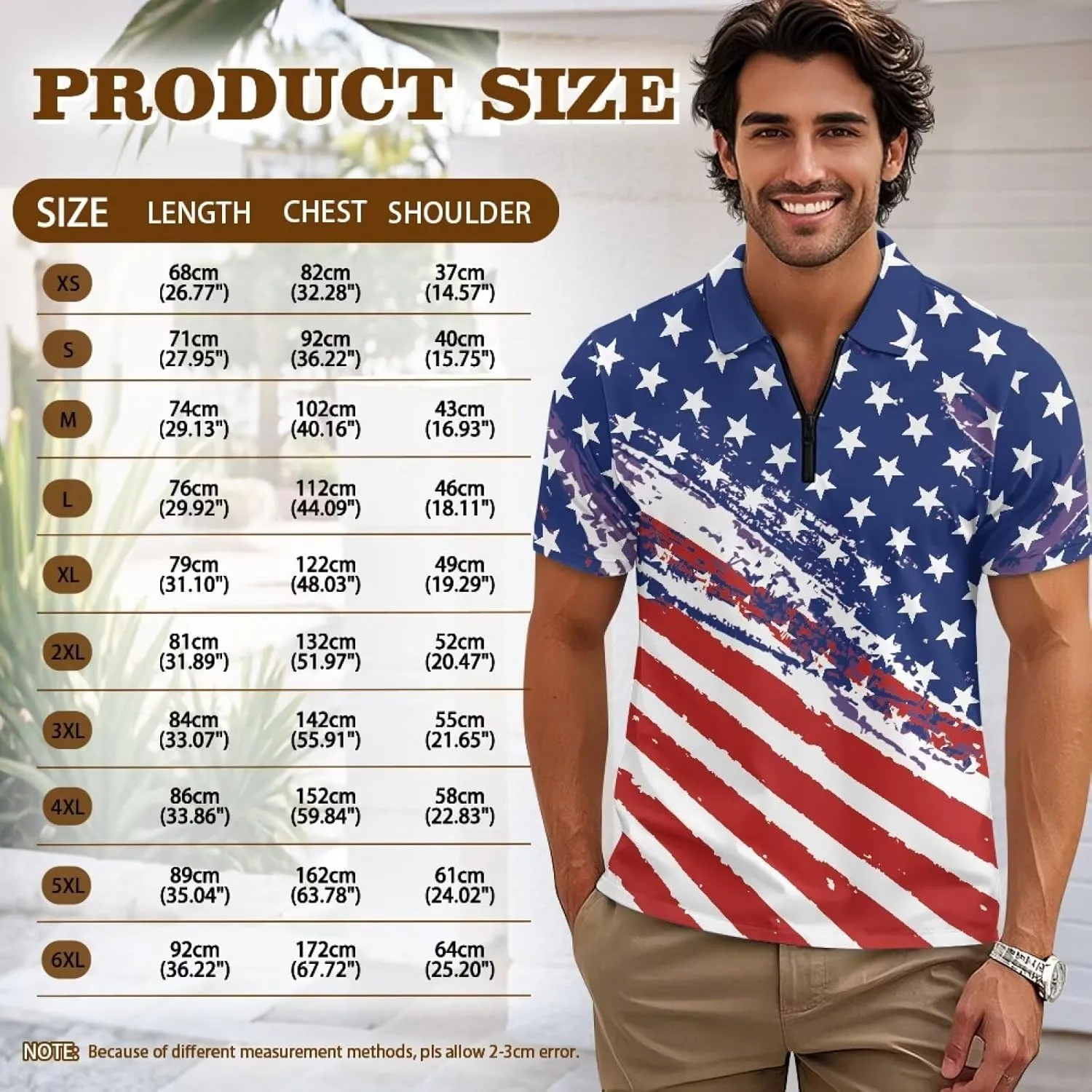 Shirts for Men Short Sleeve Outdoor Golf Shirt Summer Zipper Athletic Tennis Shirt Casual Slim Fit Golf Shirts