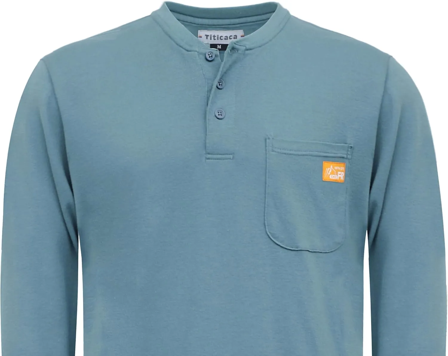Titicaca FR Shirts 7oz Flame Resistant Shirt Men's Fire Retardant Henley Shirt