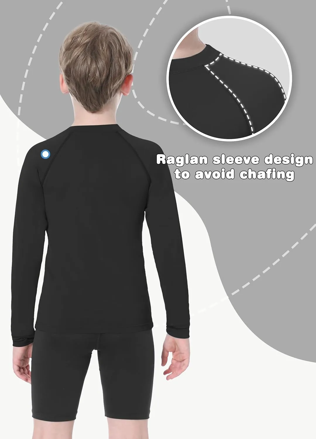 Toddlers Full Zip Up UV Rash Guard SPF Swim Shirts - Baby Boys Girls Long Sleeve Sun Protection Shirts Quick Dry UPF50 