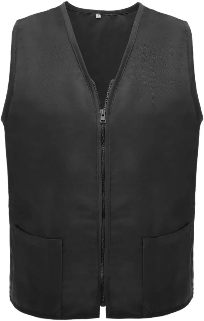 TopTie 5 Pack Volunteer Vest Waiter Bartender Work Uniform, Supermarket Clerk Workwear