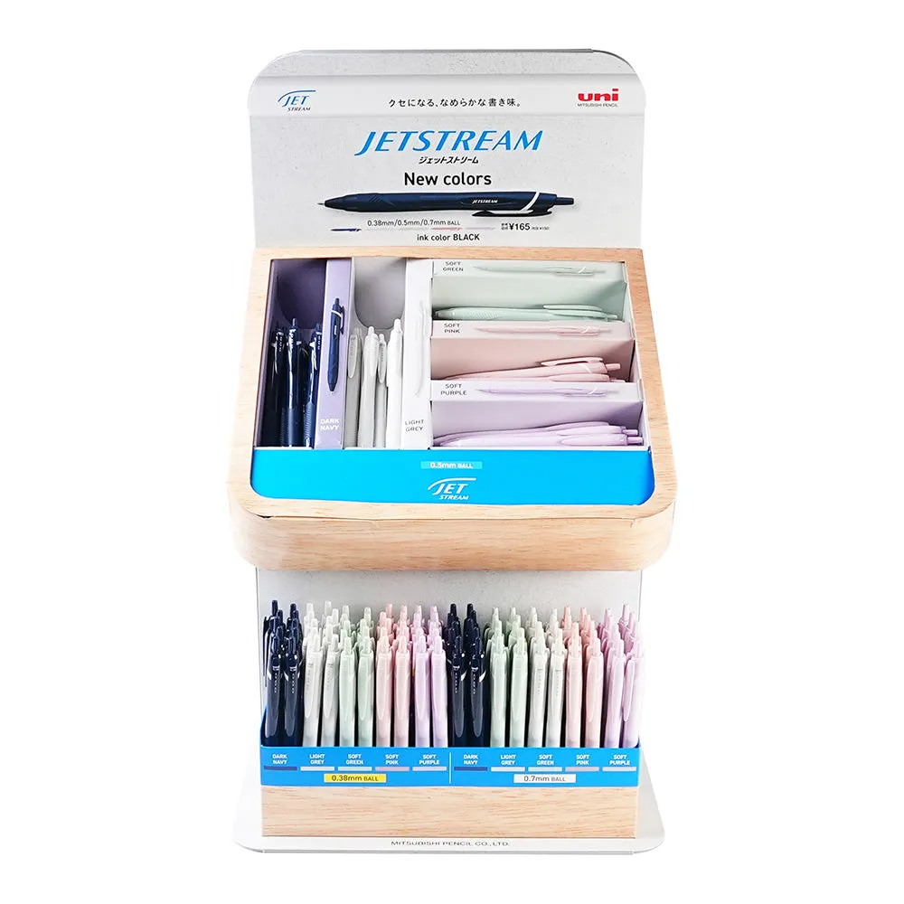 Uni Mitsubishi Jetstream National Yoyo Pen 0.38mm 0.5mm 0.7mm black ink oil-based ballpoint pen SXN-150 new color pen holder Japanese stationery learning and office