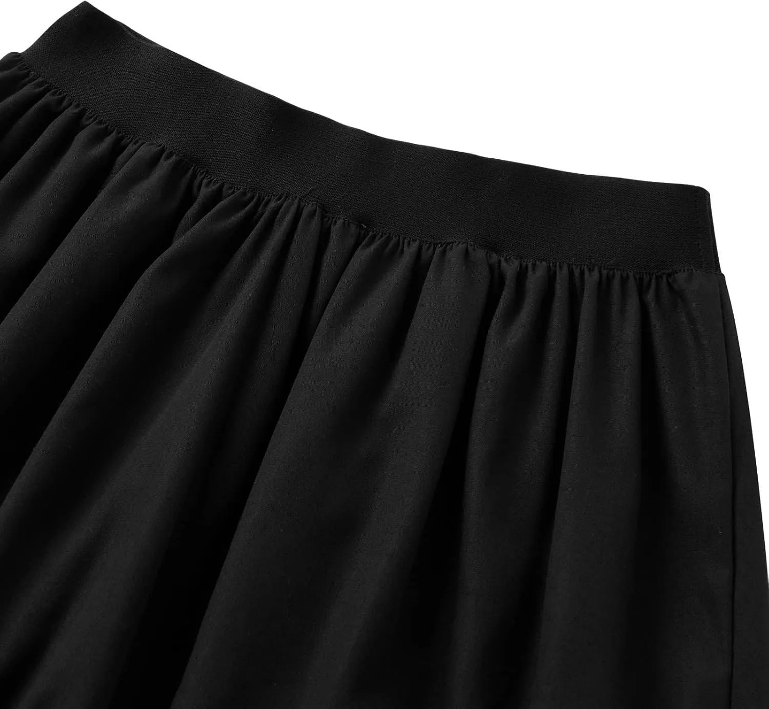 Women Casual Long Skirt Vintage High Waisted Lace Patchwork Beach Skirt A Line Flowy Maxi Skirt