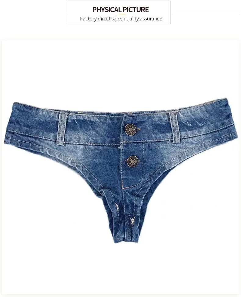 Women Sexy Cut Off Low Waist Denim Jeans Shorts Mini Hot Pants