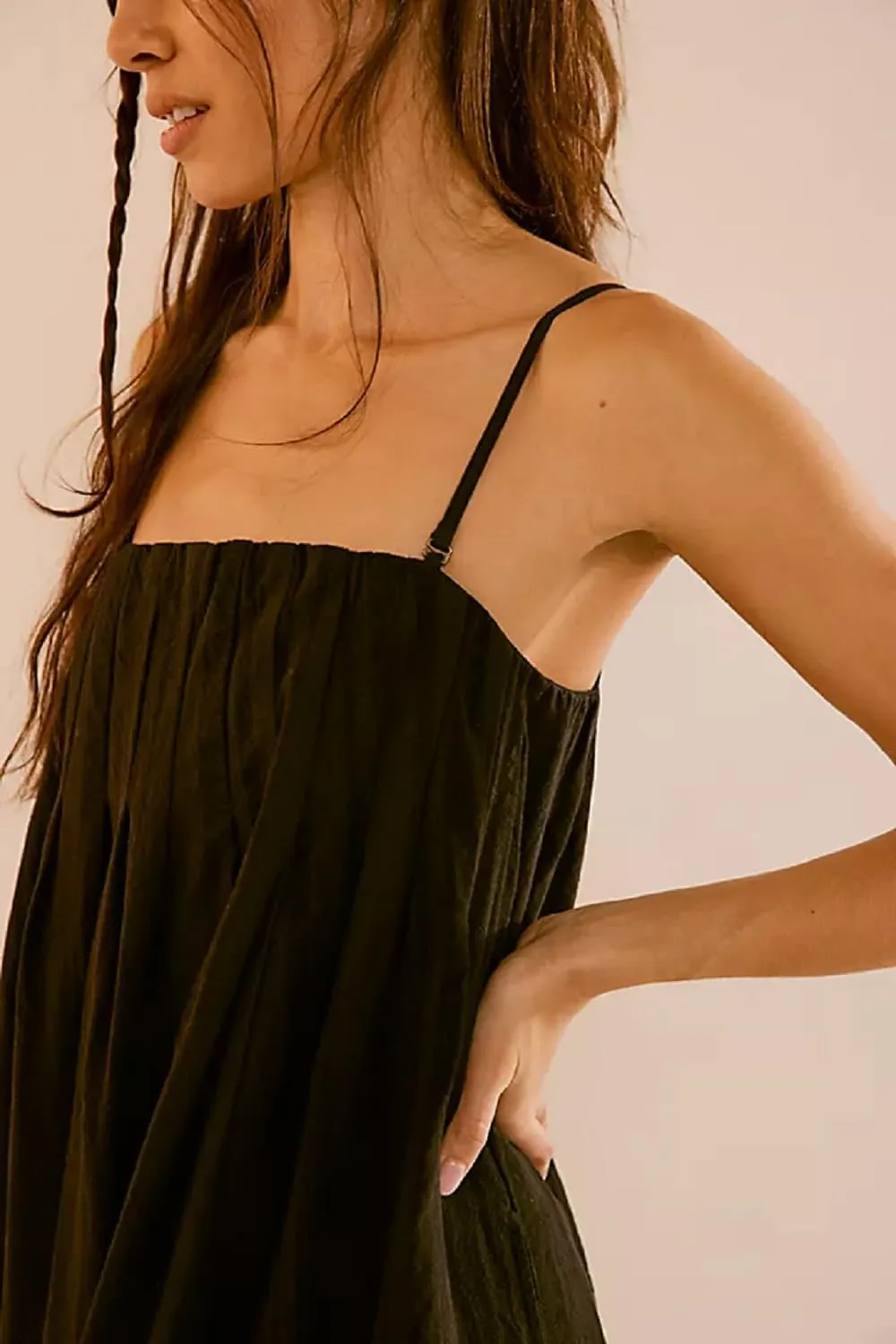 Women Y2K Spaghetti Strap Maxi Dress Boho Flowy Cami Dress Backless Loose Sundress Summer Holiday Beach Dress