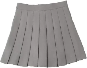 Women's Summer High Waist Mini Pleated Skirt  School Girl Uniform Skirt Casual Tennis Skirts