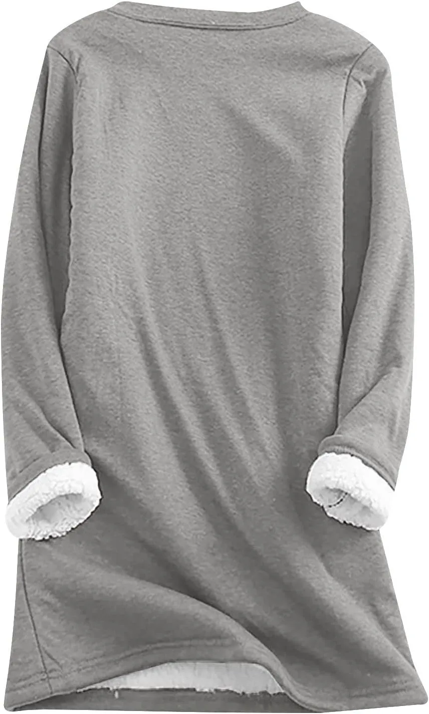 Yes I'm Still Freezing Me 24:7 Loungewear Set for Women 2pcs Sherpa Lined Sweatshirts Pants Sets Fleece Soft Pajamas