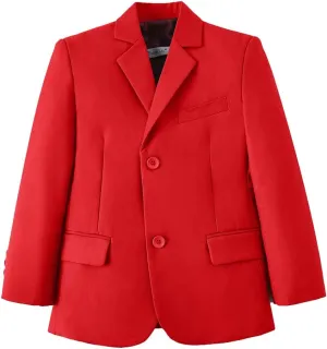YuanLu Boys Suit Jacket Formal Dress Jacket Slim Fit Sport Coat for Kids