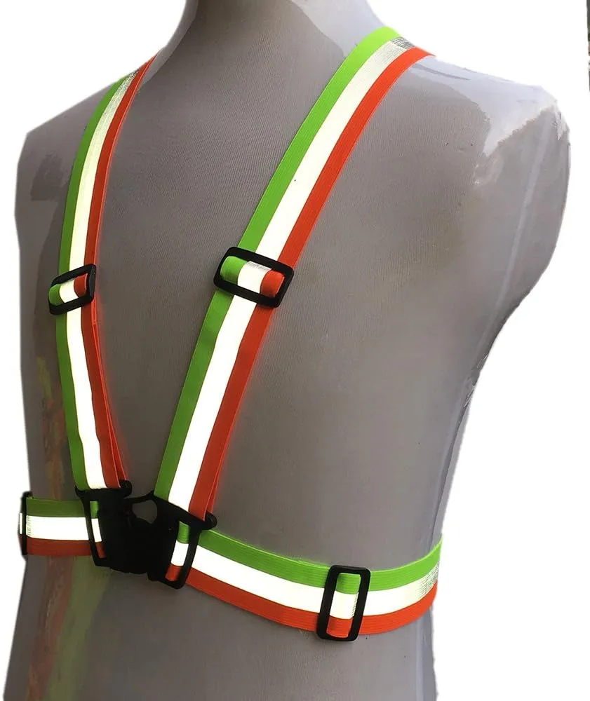 ZOJO Kids Reflective Vest 2pcs | Lightweight, Adjustable | for Running,Cycling