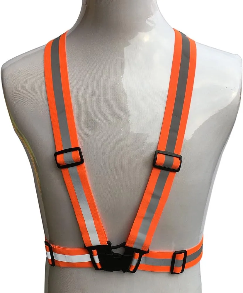 ZOJO Kids Reflective Vest 2pcs | Lightweight, Adjustable | for Running,Cycling
