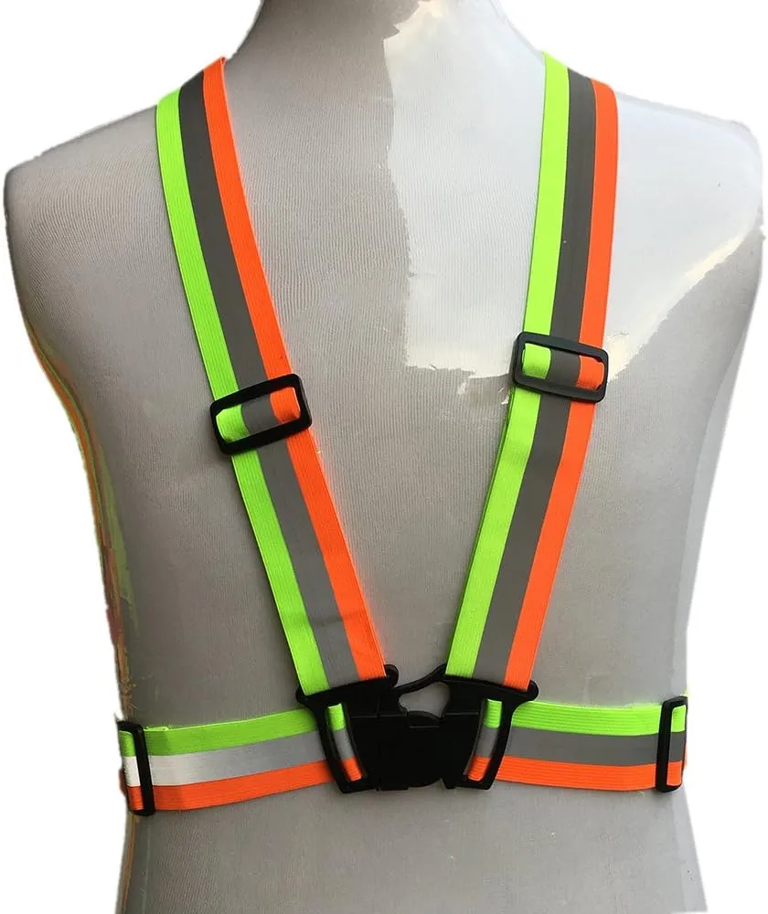ZOJO Kids Reflective Vest 2pcs | Lightweight, Adjustable | for Running,Cycling