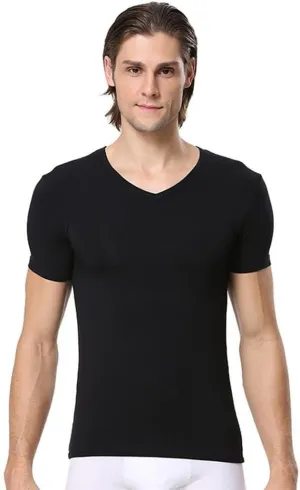 ZUKULIFE Underwear Men's Micro Modal Slim Fit V-Neck T-Shirt