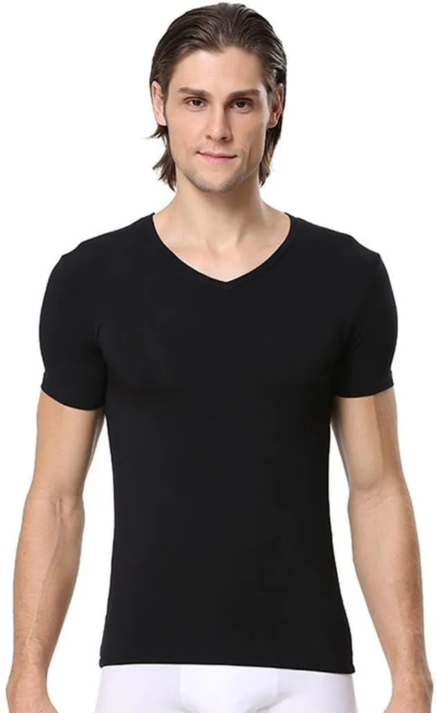 ZUKULIFE Underwear Men's Micro Modal Slim Fit V-Neck T-Shirt